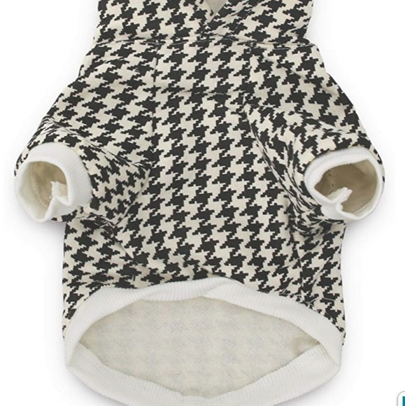 Small Dog houndstooth hoodie **Last one - Picture 5 of 5